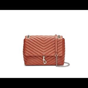 NWT Rebecca Minkoff Edie Medium Shoulder Bag in Acorn